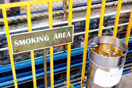 Smokikg areaの写真素材
