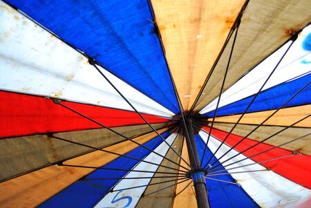 Color Umbrella on the beach of Thailand