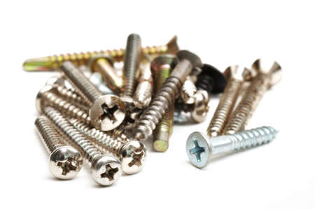 This is a Screw in isolated shotの写真素材
