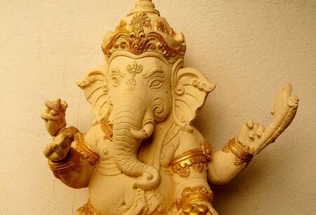 Elephant-headed god rama of hinduismの写真素材