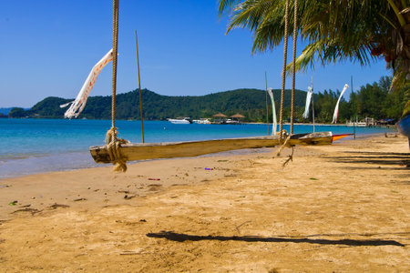 Hammock at the beachのeditorial素材