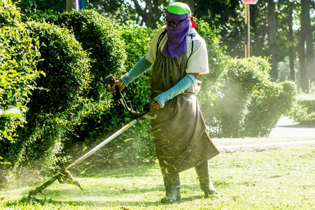 Men face off  cut the grass cut the grass