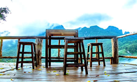 People walking up the stair is make by stoneの写真素材