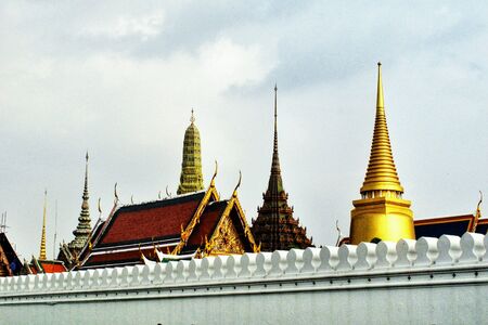 Temple in The old Palace in Bangkok Thailandの素材