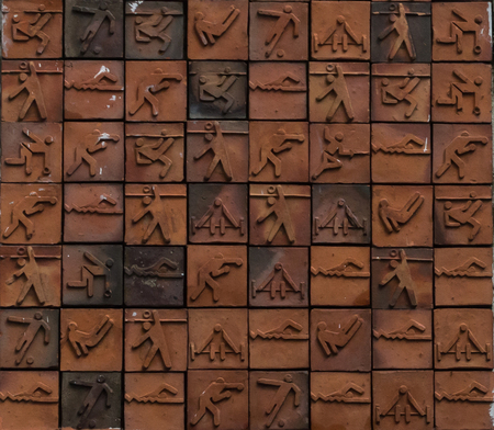 sport icons wall
