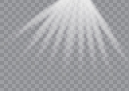 White glowing light burst explosion with transparent. Vector illustration EPS10のイラスト素材