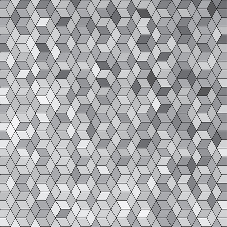 Vector seamless geometric background in grey.のイラスト素材