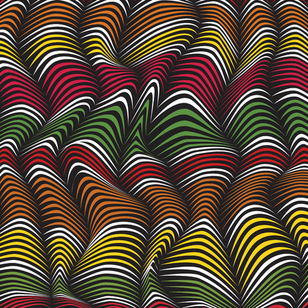 Vector abstract pattern. 3d effect background.のイラスト素材