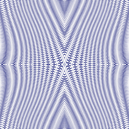 Abstract 3d effect wavy stripes background.
