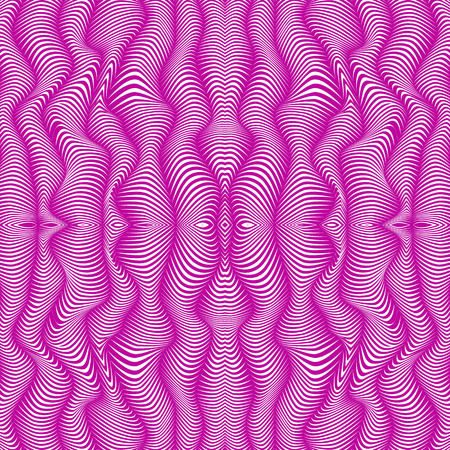 Abstract 3d effect wavy stripes background.のイラスト素材