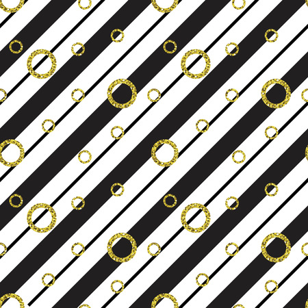 Vector seamless striped pattern. Glittering striped background illustration.のイラスト素材