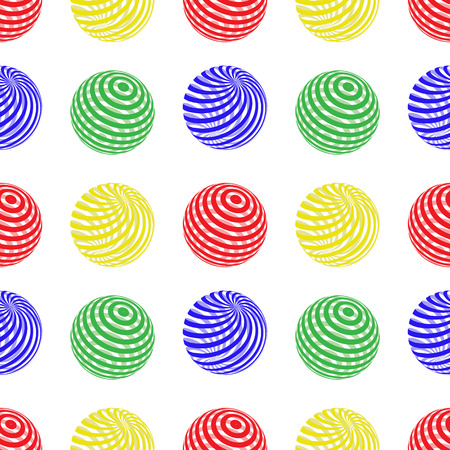 Bright abstract spheres pattern.のイラスト素材