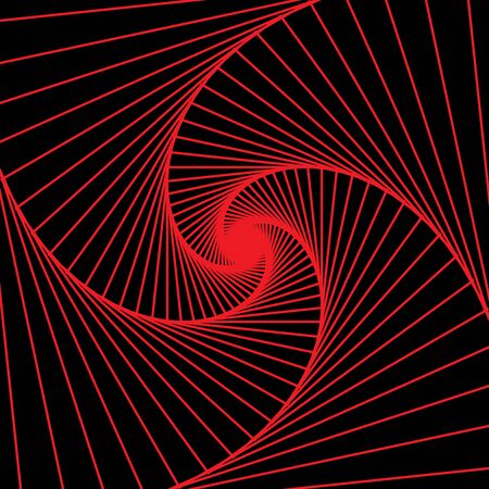 Abstract background with twisted lines. Optical illusion.のイラスト素材