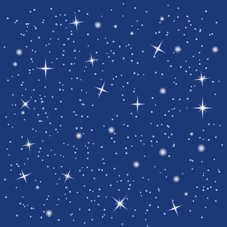 Vector abstract night sky background. Deep space background.のイラスト素材