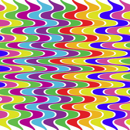 Vector seamless abstract background in rainbow bright colors.のイラスト素材