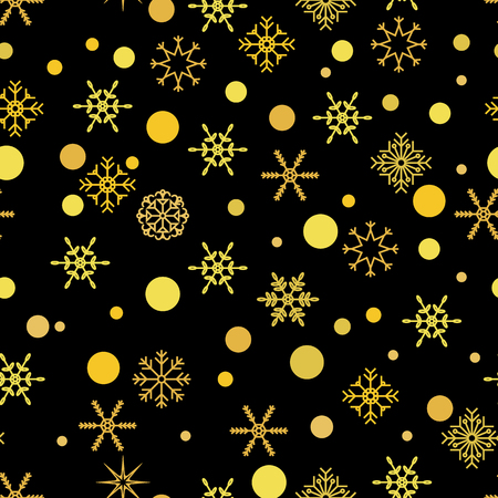 Vector seamless pattern background. Merry Christmas. Happy New Year.のイラスト素材