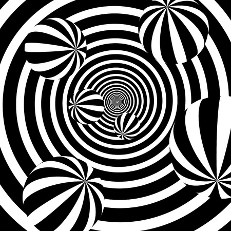Vector abstract background with in black and whiteのイラスト素材