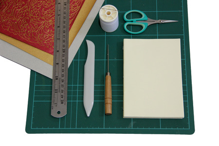 Hard cover book binding materialsの写真素材