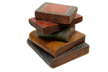 Wooden Booksの写真素材