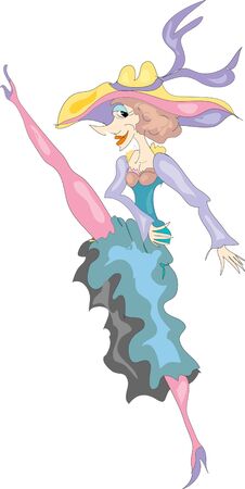 Dancing witchのイラスト素材