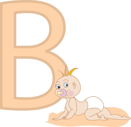 Letter Bのイラスト素材