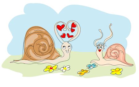 Snails のイラスト素材