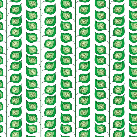 Leaves seamless patternのイラスト素材