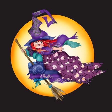 Halloween witch の写真素材