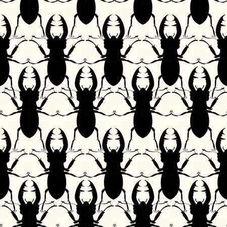 Bugs seamless patternのイラスト素材
