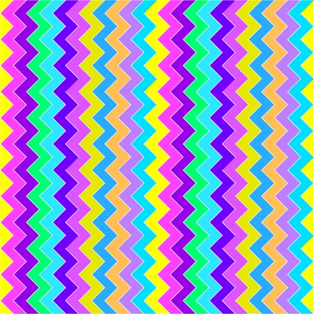 zigzag colorful seamless patternのイラスト素材