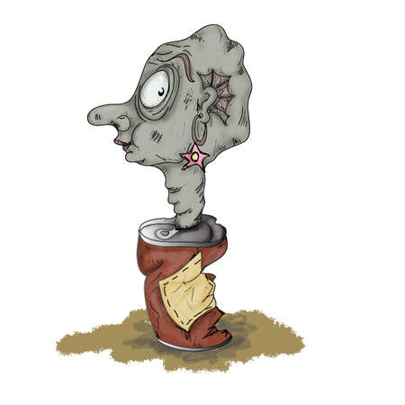 Monster from canの写真素材