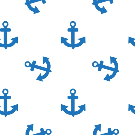 Anchor seamless patternのイラスト素材
