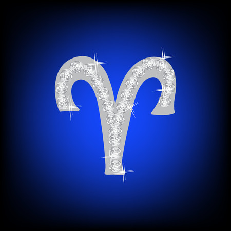 Zodiac Aries  sign  iconのイラスト素材