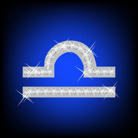 Zodiac Libra sign  iconのイラスト素材