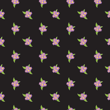 Pink Floral seamless Patternの写真素材