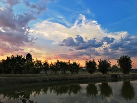 Romantic sunsetの素材