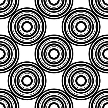 seamless pattern with circles, illustrationのイラスト素材