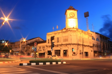 Old building in Phuket の写真素材