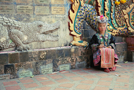 Hill Tribe Childのeditorial素材