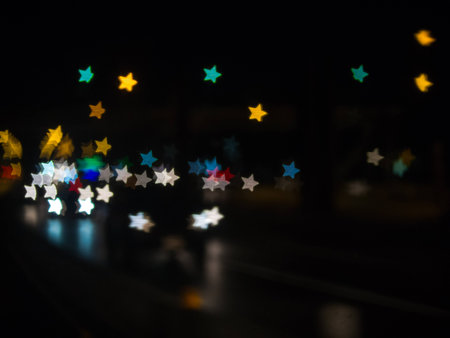 Bokeh is the aesthetic quality of the blur produced in the out-of-focus parts of an image produced by a lens.の写真素材