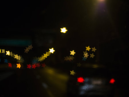 Bokeh is the aesthetic quality of the blur produced in the out-of-focus parts of an image produced by a lens.の写真素材