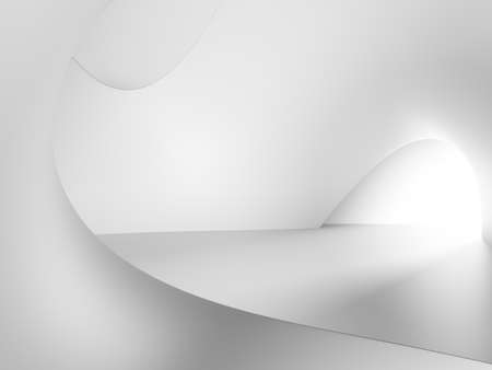 3d rendering of futuristic abstract concrete architecture space.の写真素材