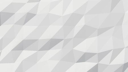 3d rendering of abstract white geometric background.の写真素材