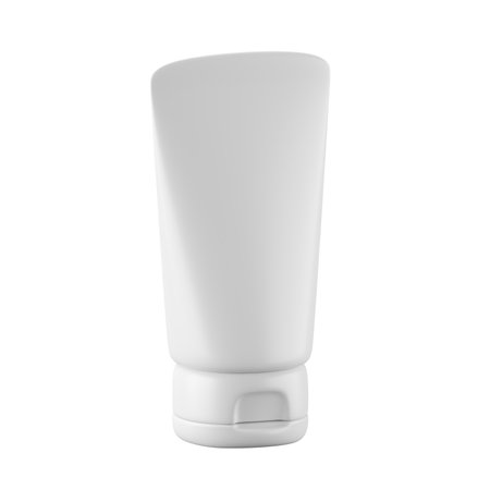 3d icon rendering of cream tube.の写真素材