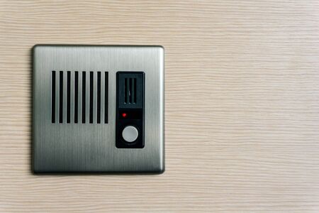 Machine talking help with nurse in hospitalの写真素材