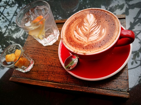Coffee on the tableの素材