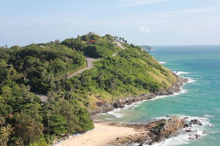 top view in phuketの写真素材