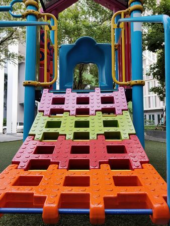 Colorful toys in the playground.の写真素材