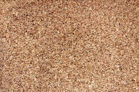 Cork notice board. Natural cork texture. Top view backgroundの写真素材