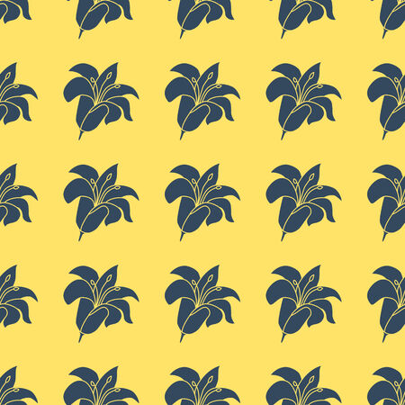 flower wallpaper in retro color style